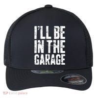 I'll Be In The Garage Mechanic Flexfit Unipanel Trucker Cap thumb 0