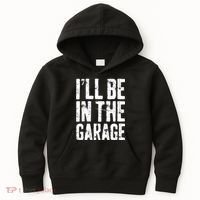 I'll Be In The Garage Mechanic Kids Hoodie thumb 0