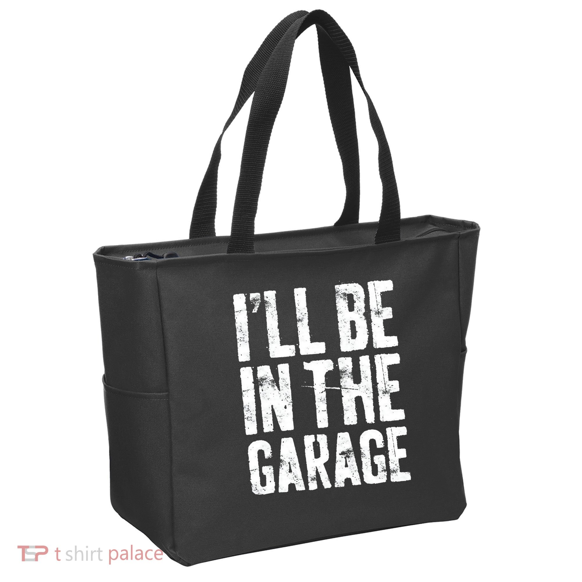 I'll Be In The Garage Mechanic Tote Bag