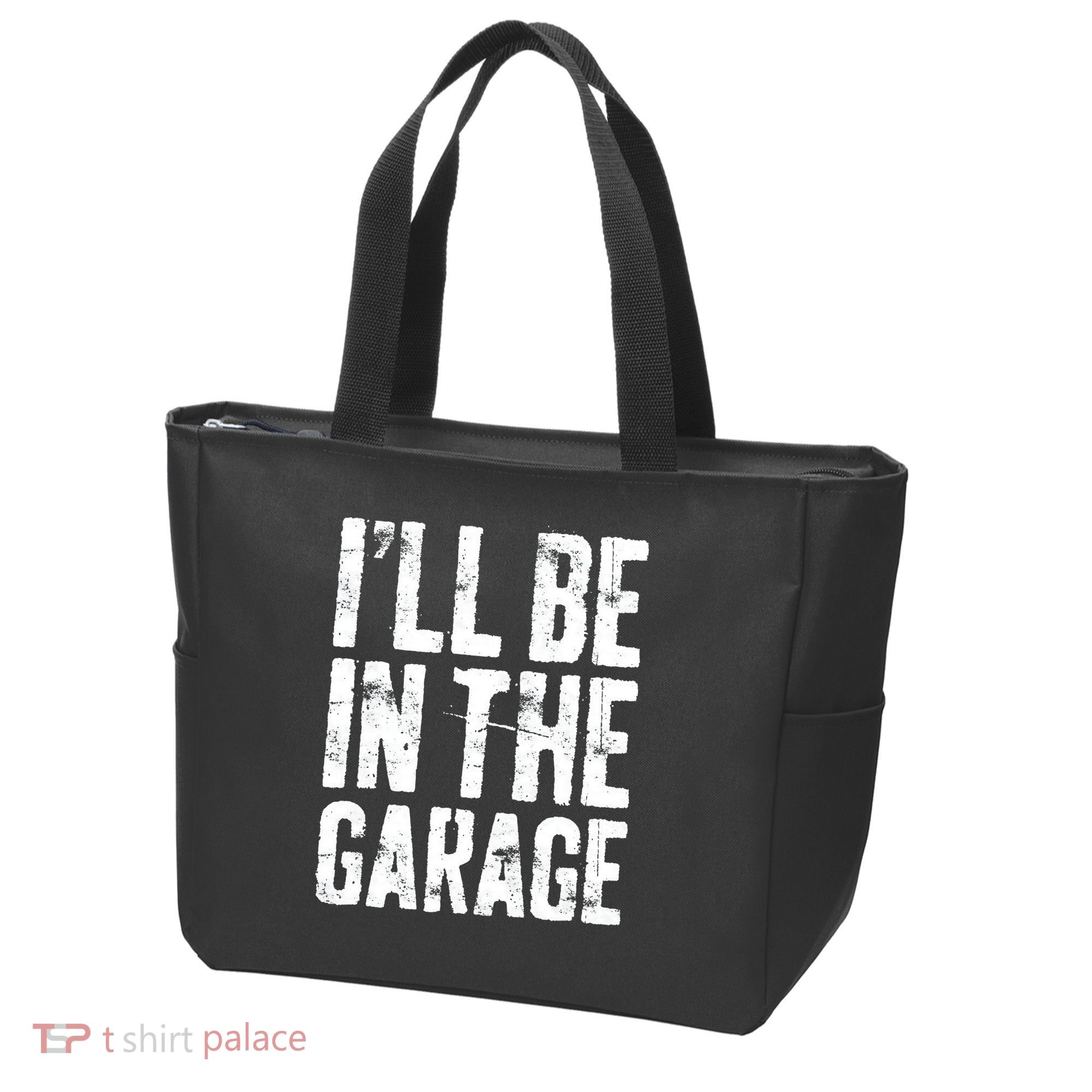 I'll Be In The Garage Mechanic Tote Bag
