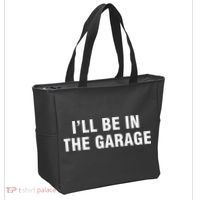 I’Ll Be In The Garage Tote Bag thumb 2