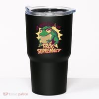 I Believe In Frog Supremacy Funny Tumbler thumb 0