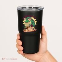 I Believe In Frog Supremacy Funny Tumbler thumb 2