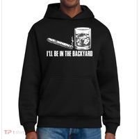 I'll Be In The Backyard Cigar & Whiskey Lover District V.I.T. Heavyweight Hoodie thumb 0