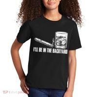 I'll Be In The Backyard Cigar & Whiskey Lover Kids T-Shirt thumb 2