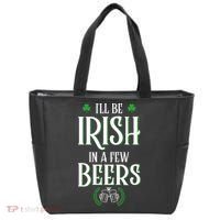 I'll Be Irish In A Few Beers Funny St Patricks Day Tote Bag thumb 0