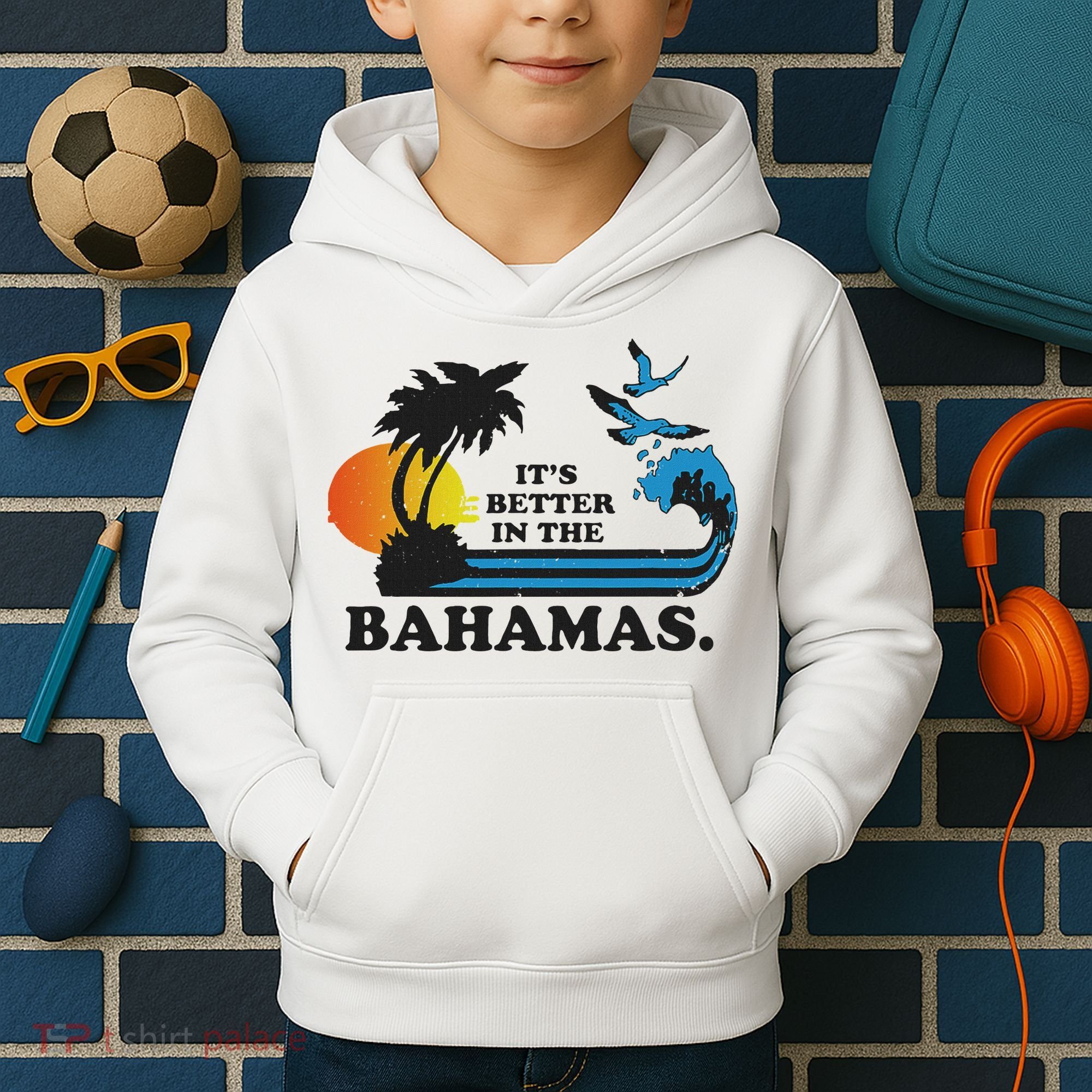 It's Better In The Bahamas Kids Hoodie