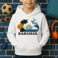 It's Better In The Bahamas Kids Hoodie thumb 2