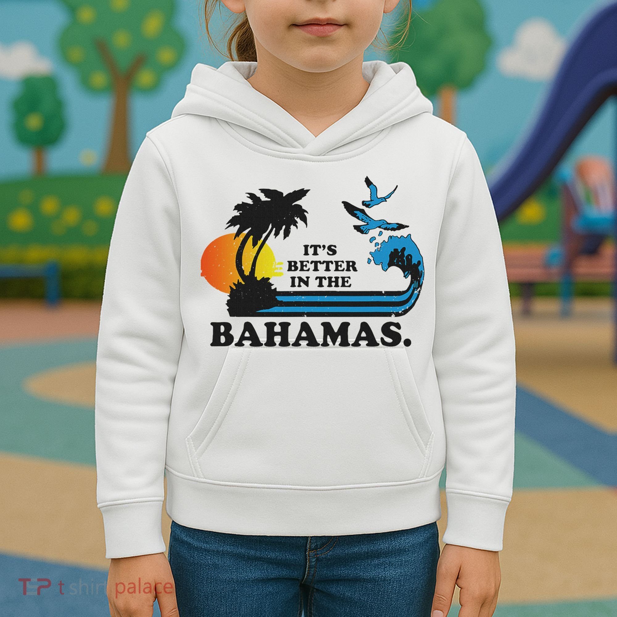 It's Better In The Bahamas Kids Hoodie