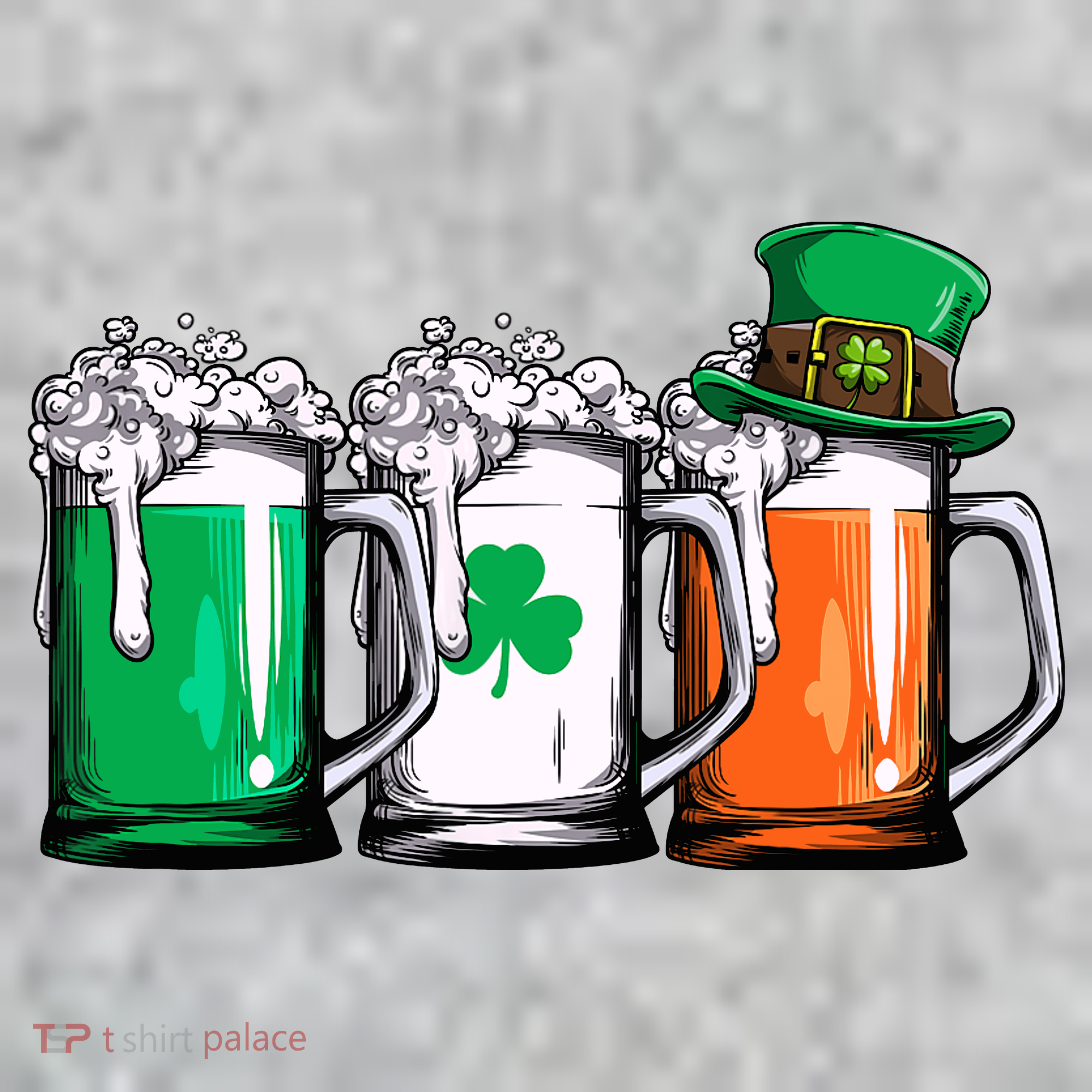 Irish Beer Ireland Flag St Patricks Day Leprechaun The Baniff Cuffed Pom Beanie