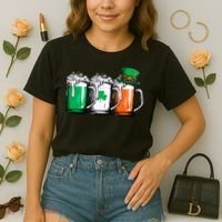 Irish Beer Ireland Flag St Patricks Day Leprechaun Comfort Colors Boxy T-Shirt thumb 2