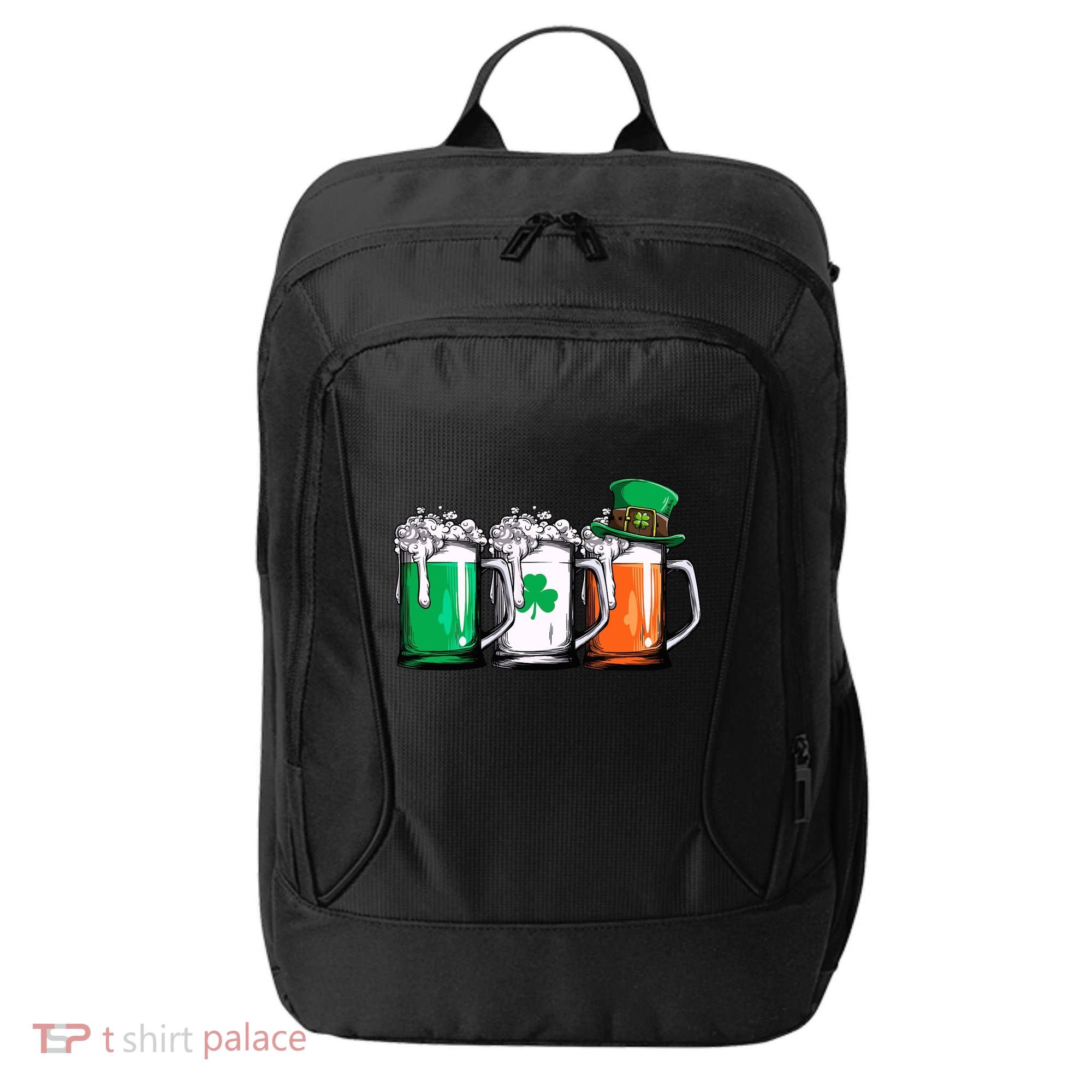 Irish Beer Ireland Flag St Patricks Day Leprechaun City Backpack