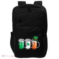 Irish Beer Ireland Flag St Patricks Day Leprechaun Impact Tech Backpack thumb 0
