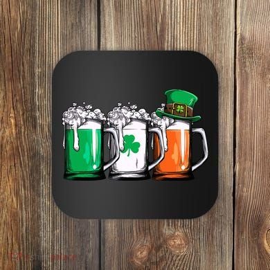 Irish Beer Ireland Flag St Patricks Day Leprechaun Coaster