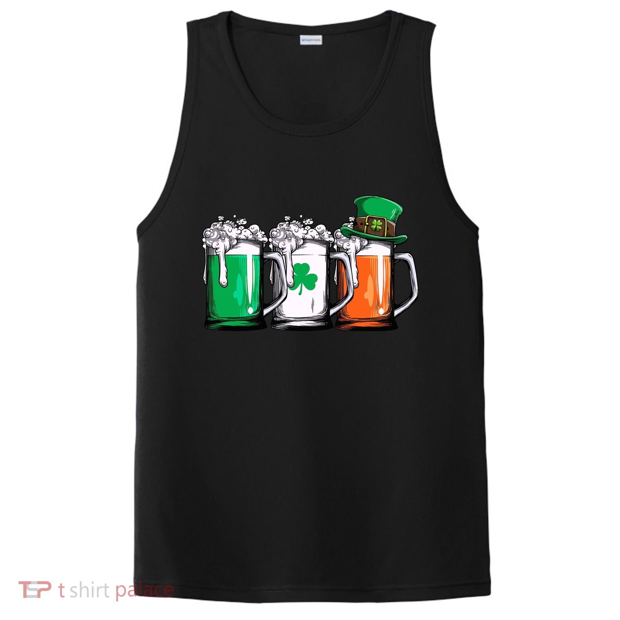 Irish Beer Ireland Flag St Patricks Day Leprechaun PosiCharge Competitor Tank