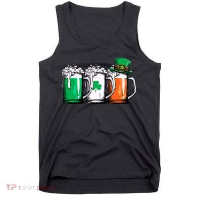 Irish Beer Ireland Flag St Patricks Day Leprechaun Tank Top