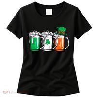Irish Beer Ireland Flag St Patricks Day Leprechaun Women's T-Shirt thumb 0