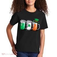 Irish Beer Ireland Flag St Patricks Day Leprechaun Kids T-Shirt thumb 2