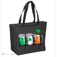 Irish Beer Ireland Flag St Patricks Day Leprechaun Tote Bag thumb 2