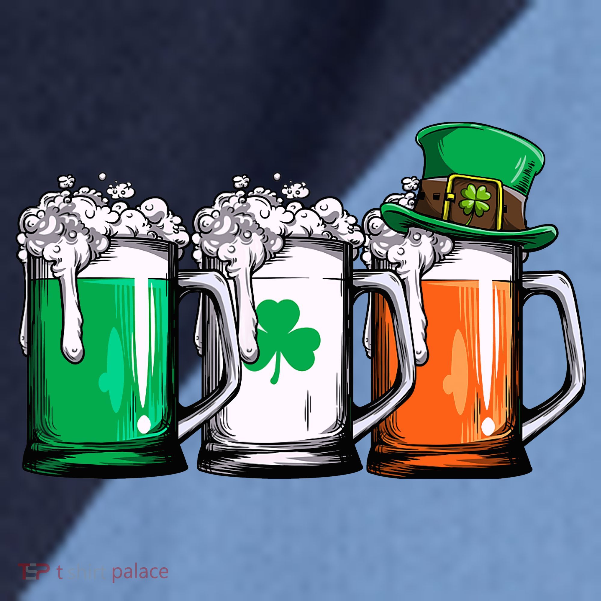 Irish Beer Ireland Flag St Patricks Day Leprechaun Raglan Baseball Sleeve Shirt