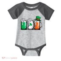 Irish Beer Ireland Flag St Patricks Day Leprechaun Infant Baby Jersey Bodysuit thumb 0