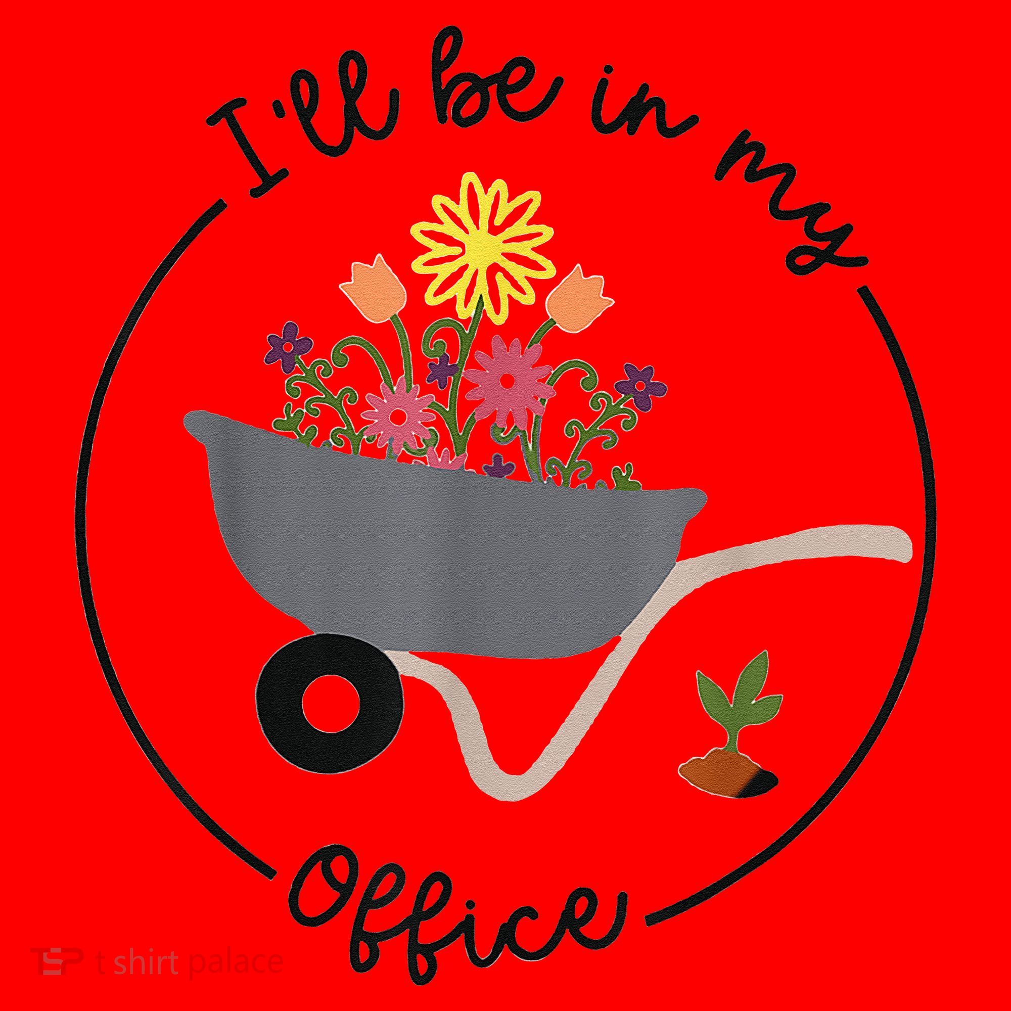 I'll Be In My Office Garden Funny Distressed Gardening Santa Hat