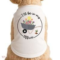I'll Be In My Office Garden Funny Distressed Gardening Doggie Tank thumb 0