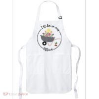 I'll Be In My Office Garden Funny Distressed Gardening Apron thumb 0