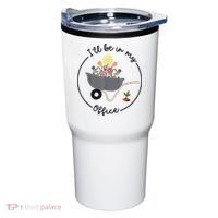I'll Be In My Office Garden Funny Distressed Gardening Tumbler thumb 0