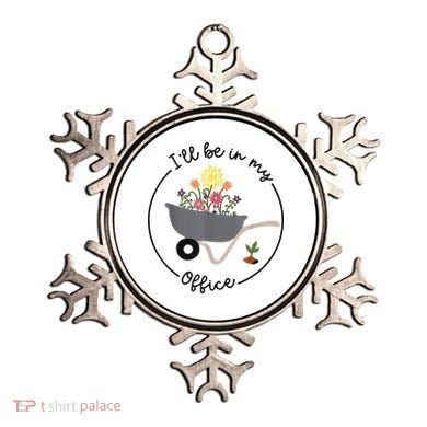 I'll Be In My Office Garden Funny Distressed Gardening Ornament
