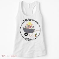 I'll Be In My Office Garden Funny Distressed Gardening Women's Tank Top thumb 0