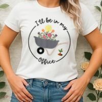 I'll Be In My Office Garden Funny Distressed Gardening Women's T-Shirt thumb 2