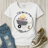 I'll Be In My Office Garden Funny Distressed Gardening Women's T-Shirt thumb 3