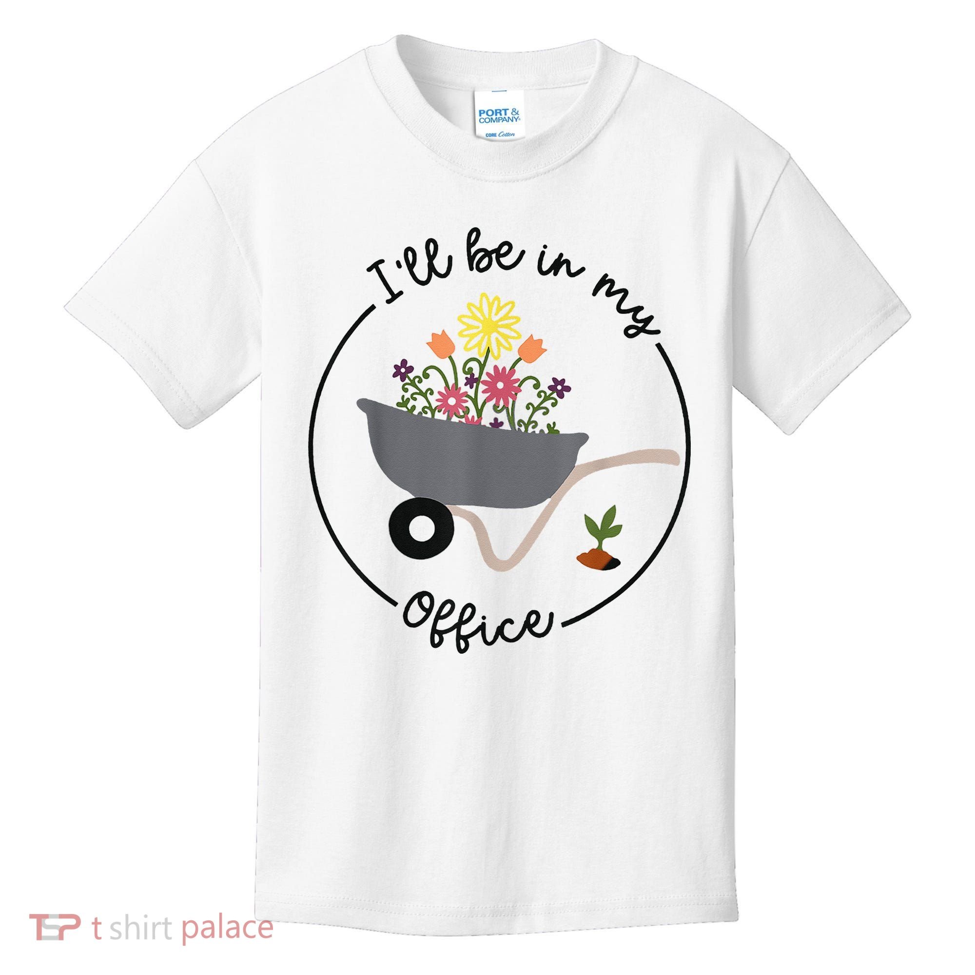 I'll Be In My Office Garden Funny Distressed Gardening Kids T-Shirt