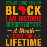 I'm Black I'm Historic I Exist Lifetime Black History Month Women's Sweatshirt thumb 2