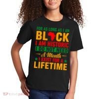I'm Black I'm Historic I Exist Lifetime Black History Month Kids T-Shirt thumb 2