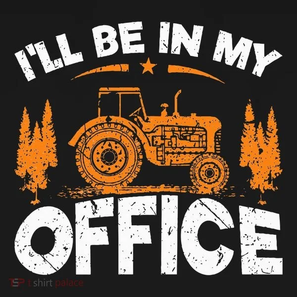 ILl Be In My Office Tractor Bucket Hat