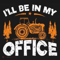 ILl Be In My Office Tractor Pajama Set thumb 2