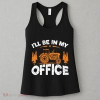 ILl Be In My Office Tractor Women's Tank Top thumb 3