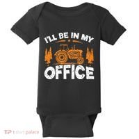ILl Be In My Office Tractor Baby Bodysuit thumb 0