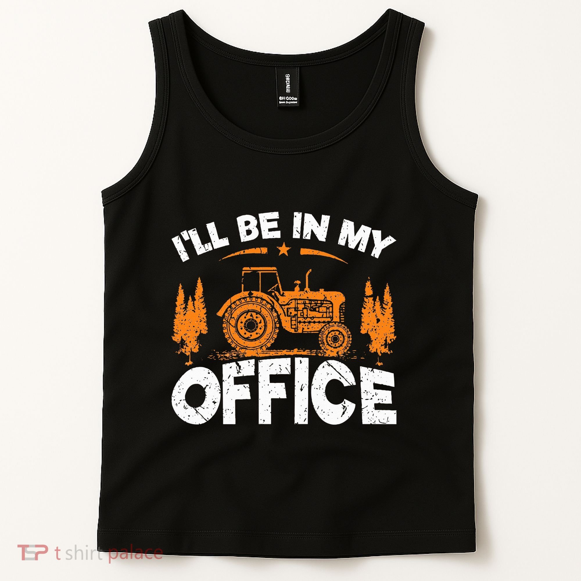 ILl Be In My Office Tractor Tank Top