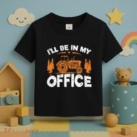 ILl Be In My Office Tractor Toddler T-Shirt thumb 3