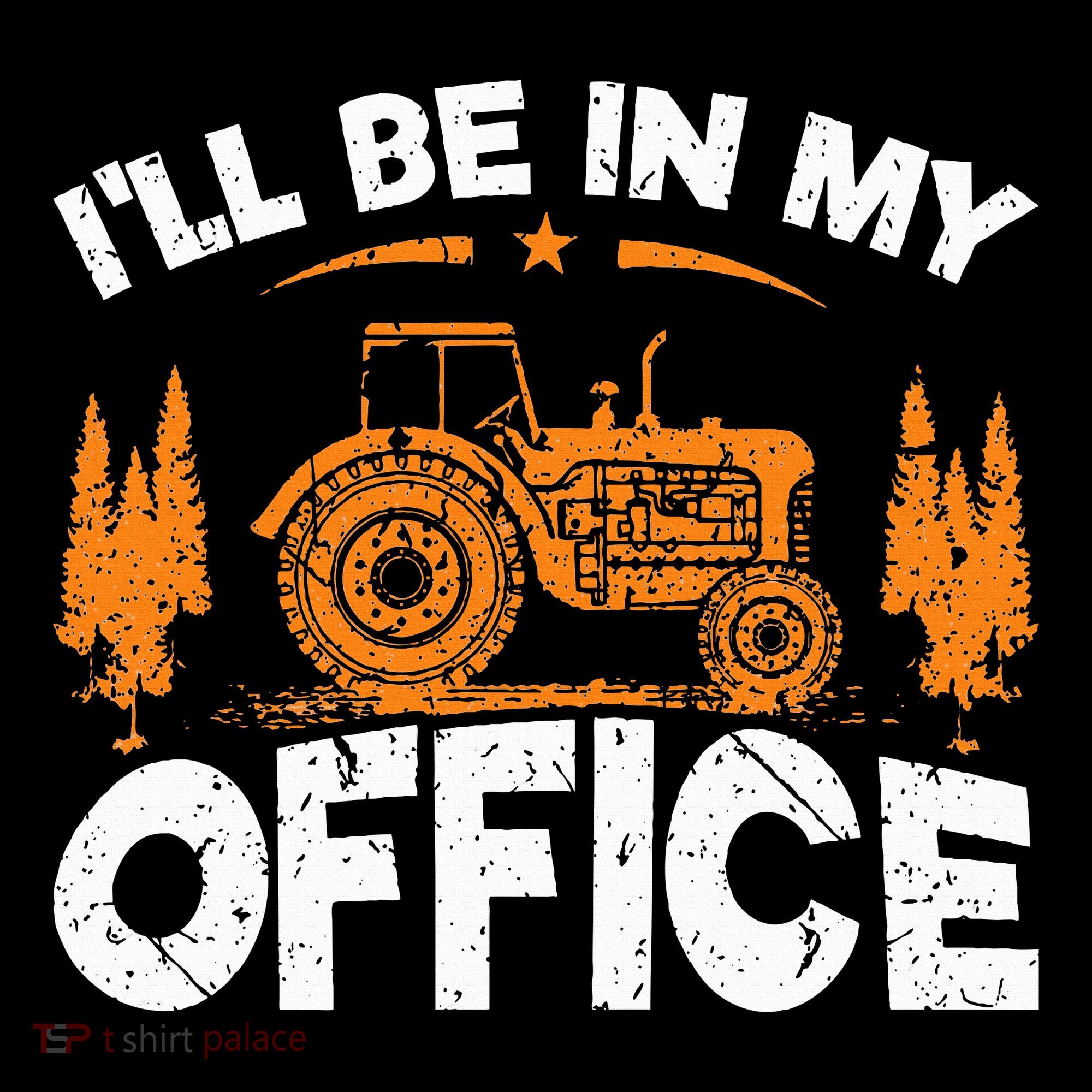 ILl Be In My Office Tractor Women's Long Sleeve Shirt