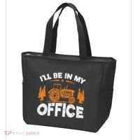 ILl Be In My Office Tractor Tote Bag thumb 3