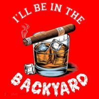 I’Ll Be In The Backyard Bourbon Whiskey Stogie Bourbon Lovers Santa Hat thumb 1