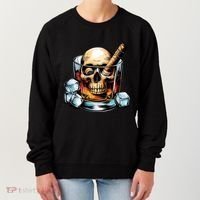 I’Ll Be In The Backyard Bourbon Whiskey Stogie Bourbon Lovers Sarcastic Women's Sweatshirt thumb 0