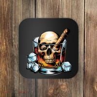 I’Ll Be In The Backyard Bourbon Whiskey Stogie Bourbon Lovers Sarcastic Coaster thumb 0
