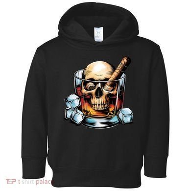 I’Ll Be In The Backyard Bourbon Whiskey Stogie Bourbon Lovers Sarcastic Toddler Hoodie