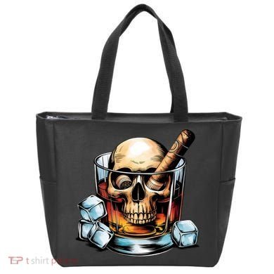 I’Ll Be In The Backyard Bourbon Whiskey Stogie Bourbon Lovers Sarcastic Tote Bag