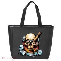 I’Ll Be In The Backyard Bourbon Whiskey Stogie Bourbon Lovers Sarcastic Tote Bag thumb 0